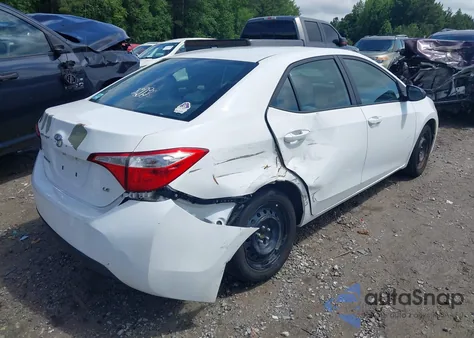 2016 Toyota Corolla Le z USA, uszkodzony, nr VIN 5YFBURHE3GP511655